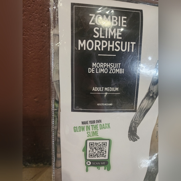 Zombie Dead Monster Adult Men Halloween Costume Size Medium NEW With Slime Kit - Picture 2 of 6